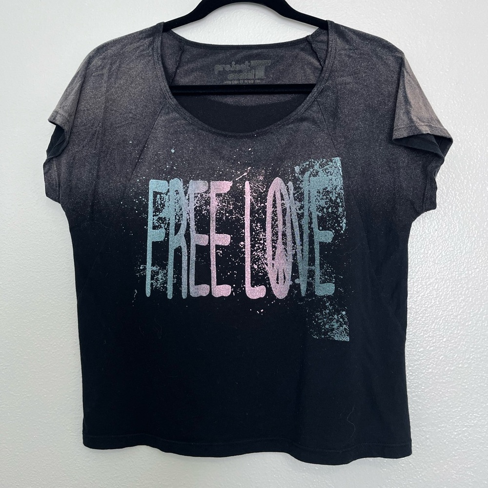 Project Social T Free Love Ombre Graphic Tee Small Nordstrom